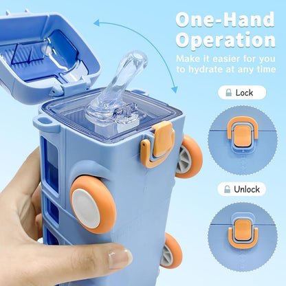 Water on Wheels - Kids Fun Water Bottle