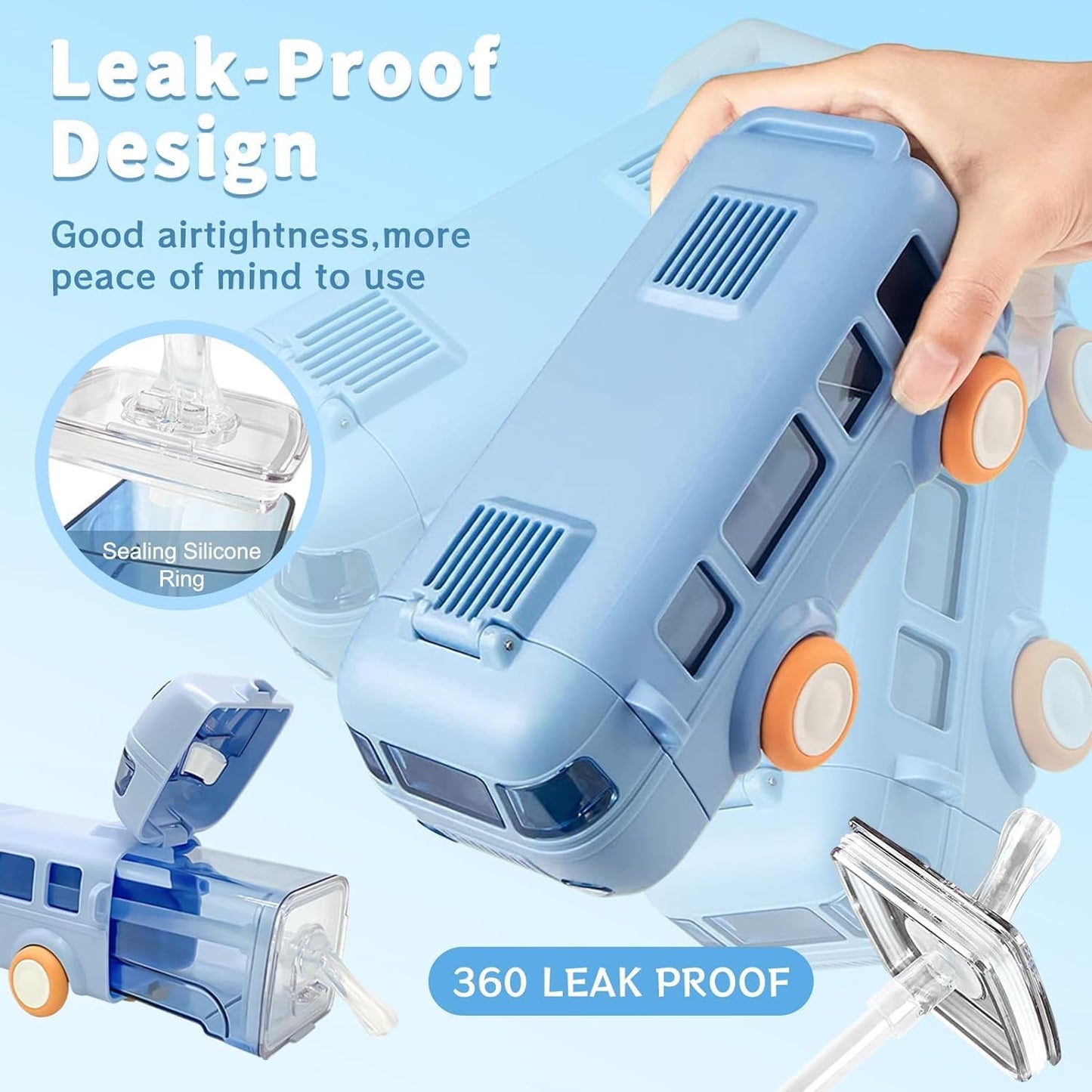 Water on Wheels - Kids Fun Water Bottle